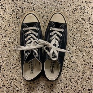 converse chuck 70 black low top